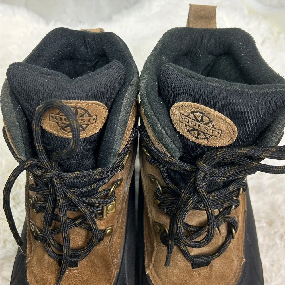 Quest Men’s Arctic Chill Insulated Winter Boots Leather Upper 8” Size 10